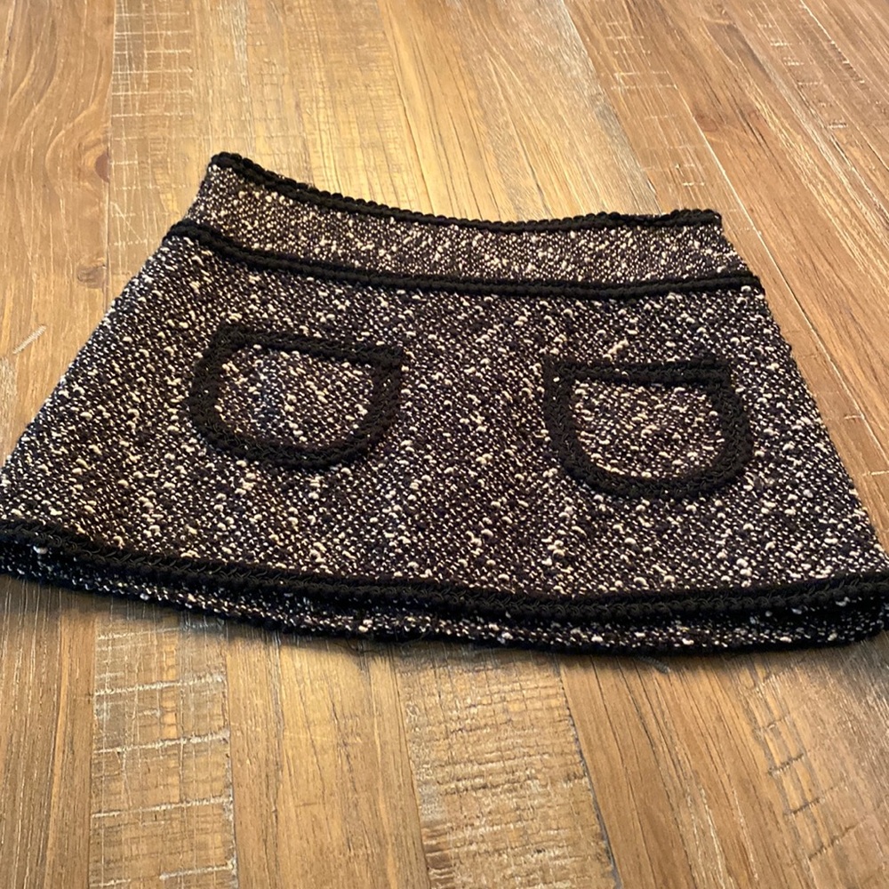 Nanette Lepore wool blend mini skirt